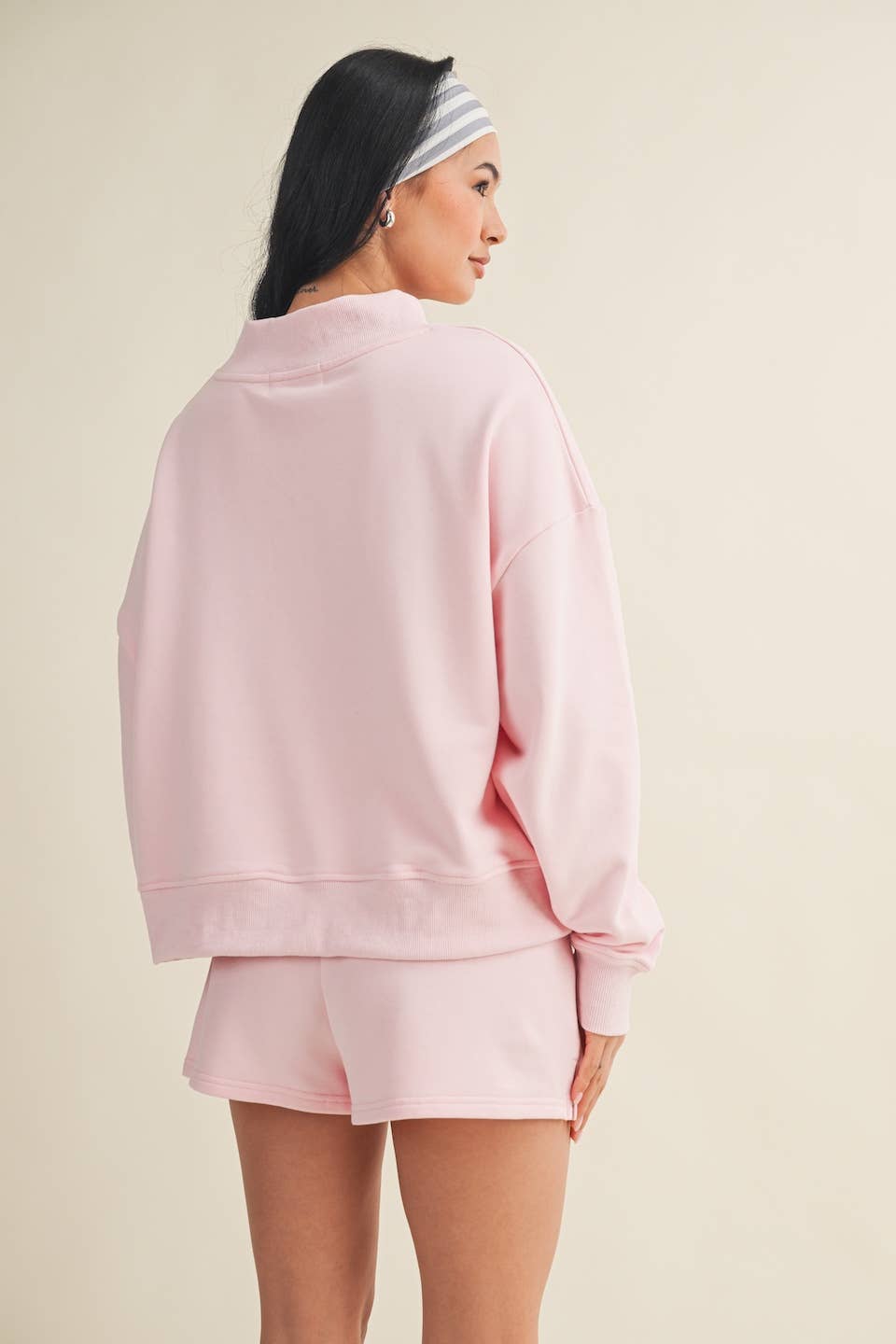 Salty Mock Neck Sweatshirt