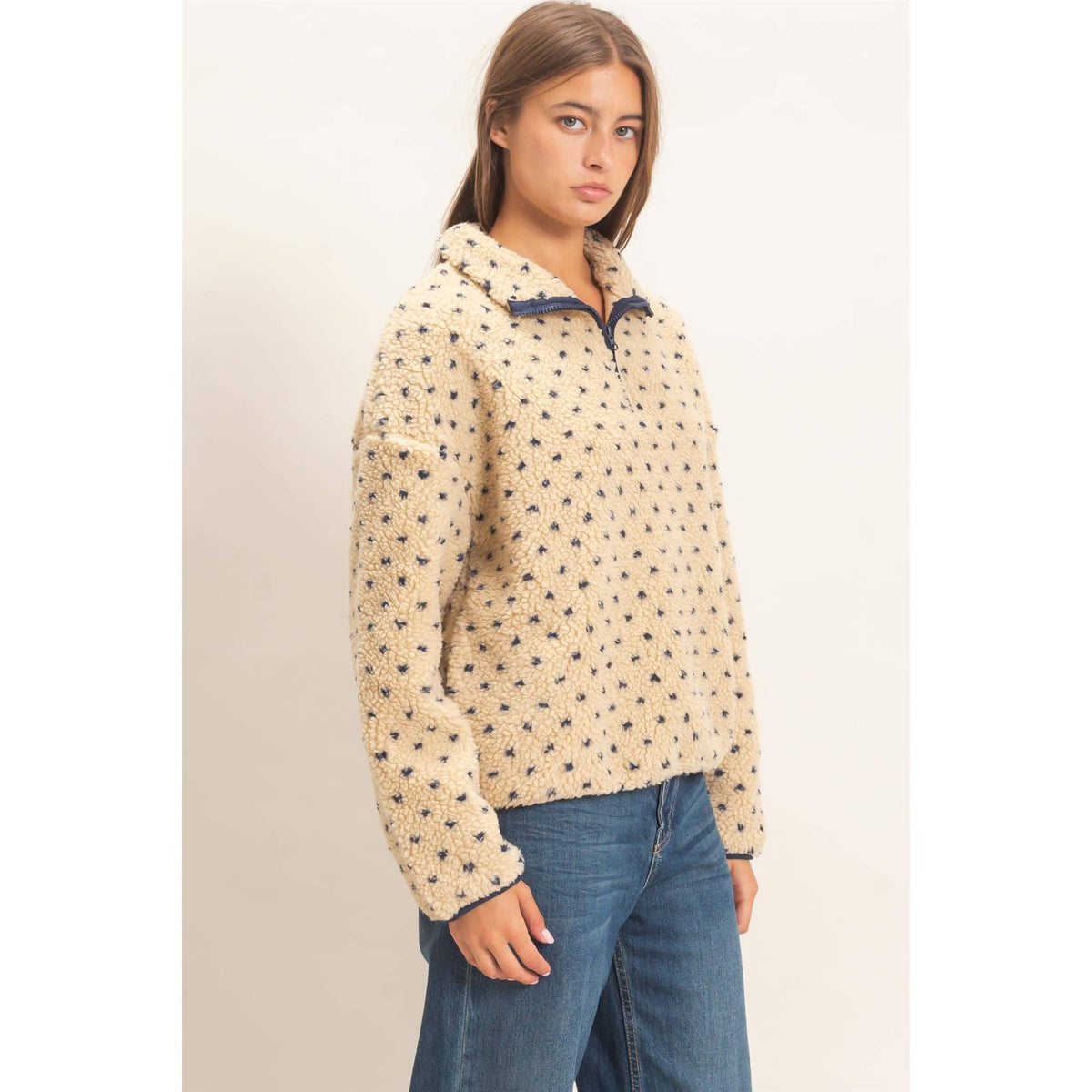 Sandy Neck Sherpa Pullover