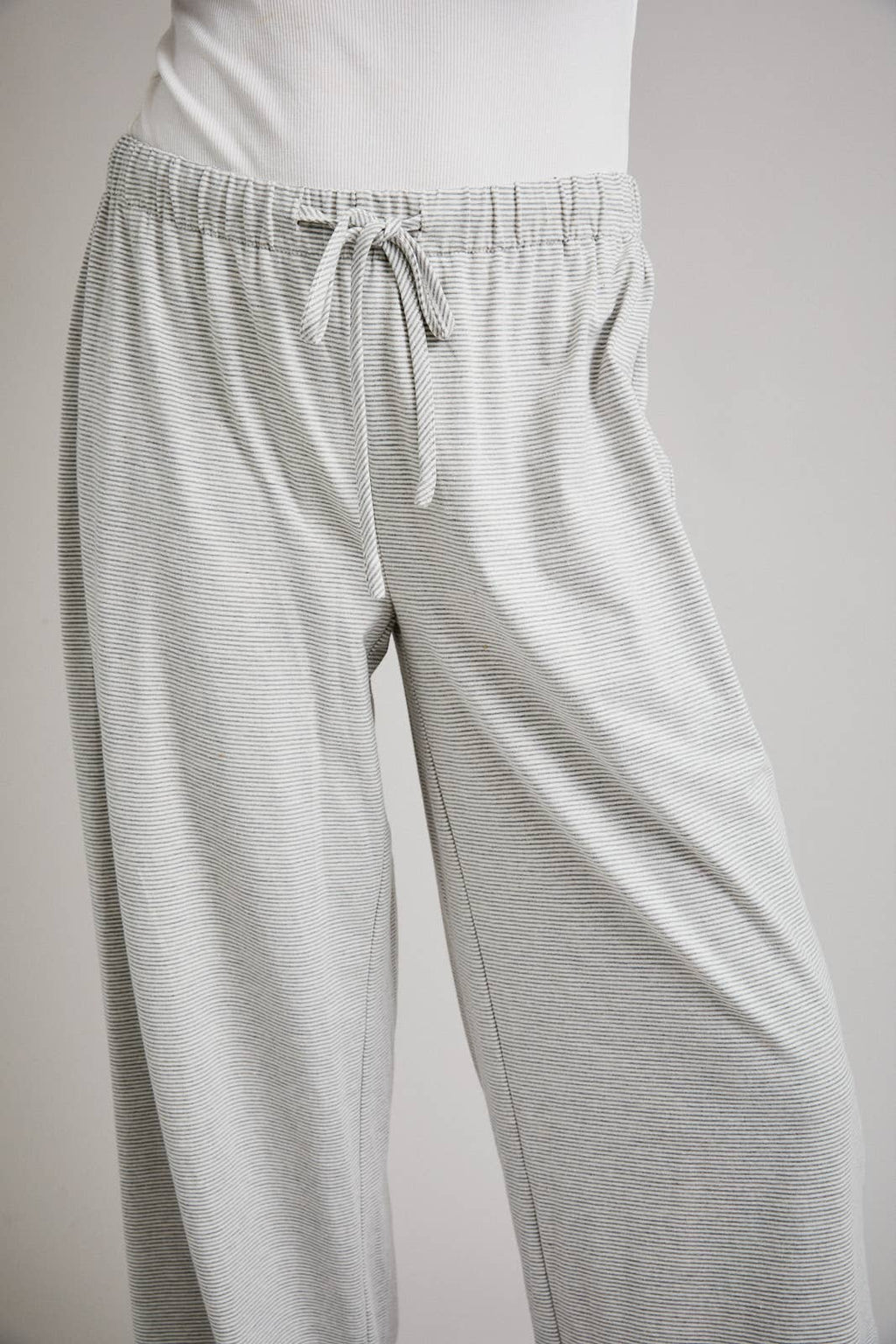 Bayside Striped Lounge pant- Low rise draw string pant