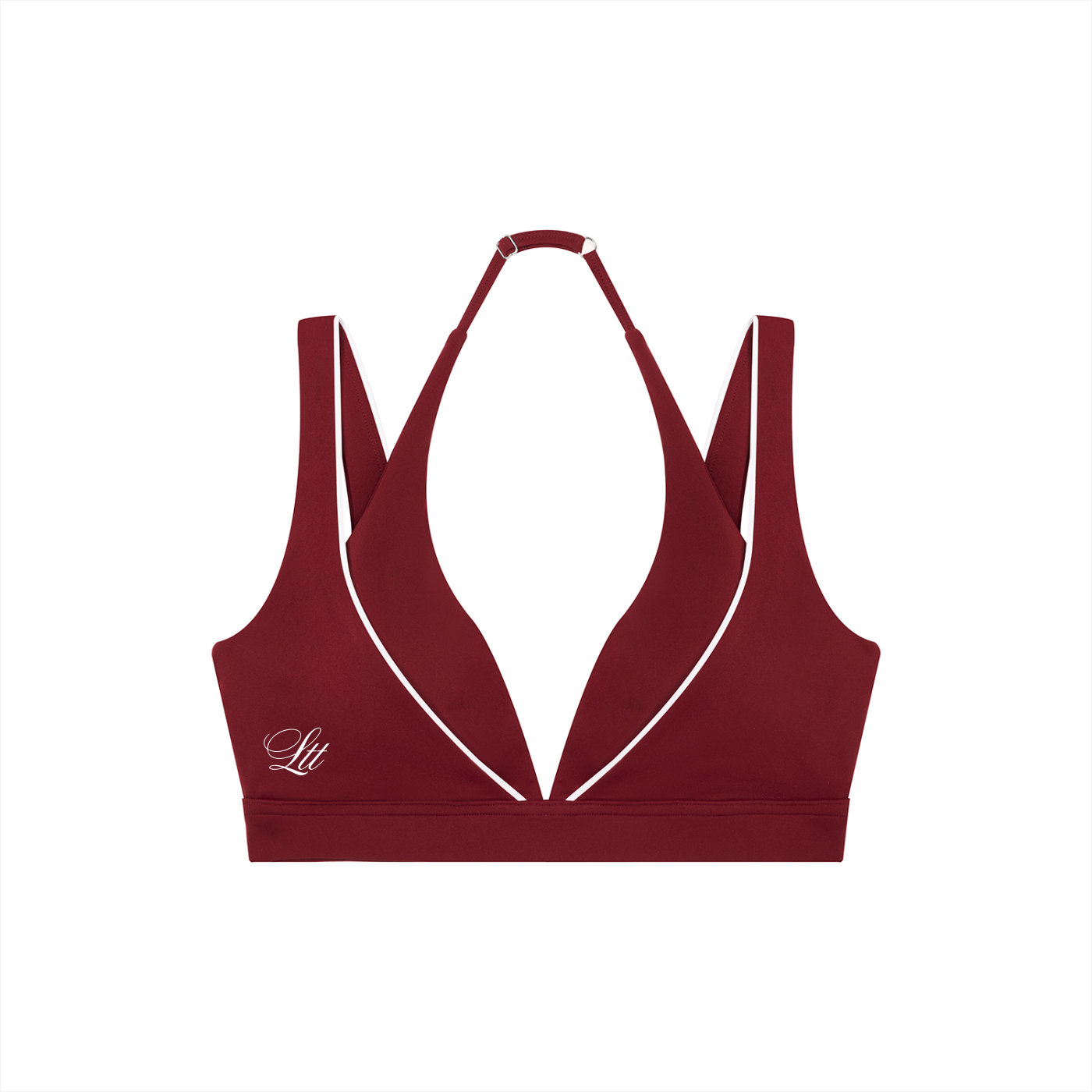 Portside V-neck Halter sports bra