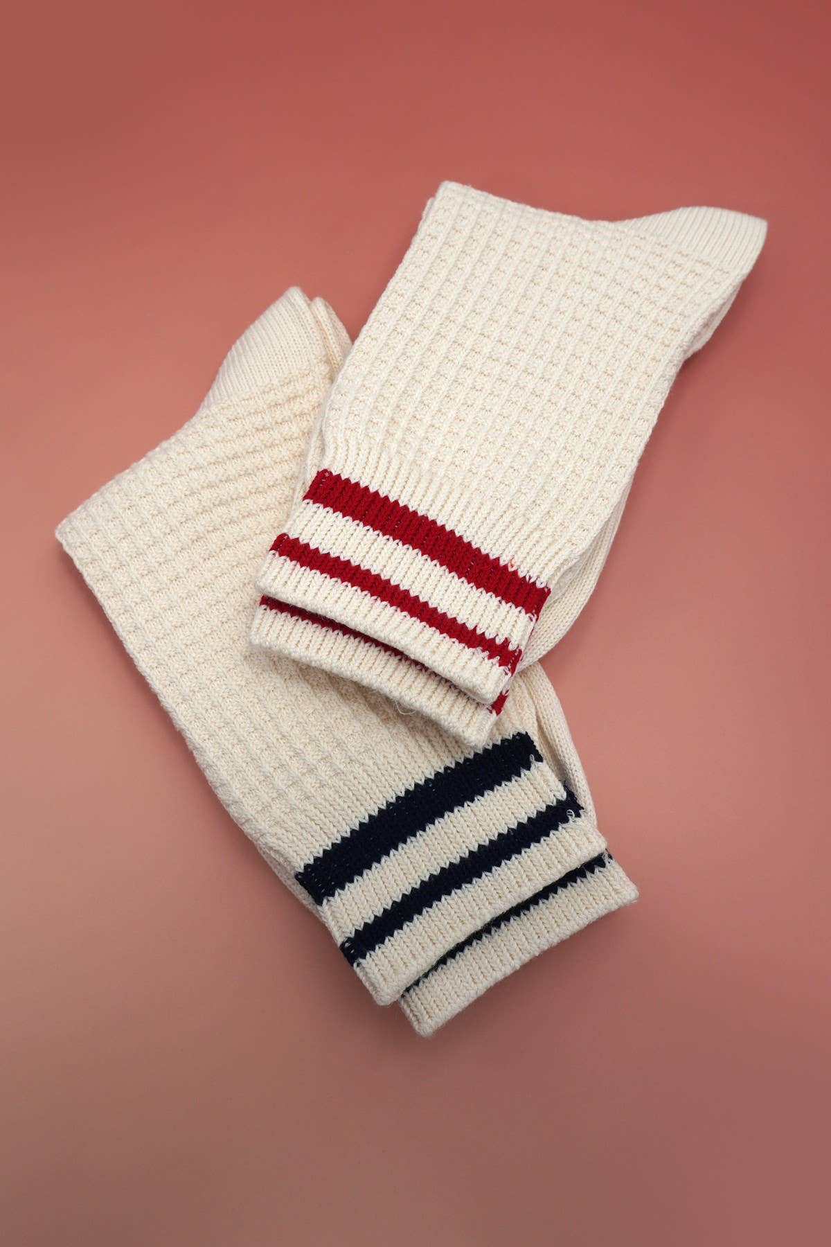 Waffle Crew Sock