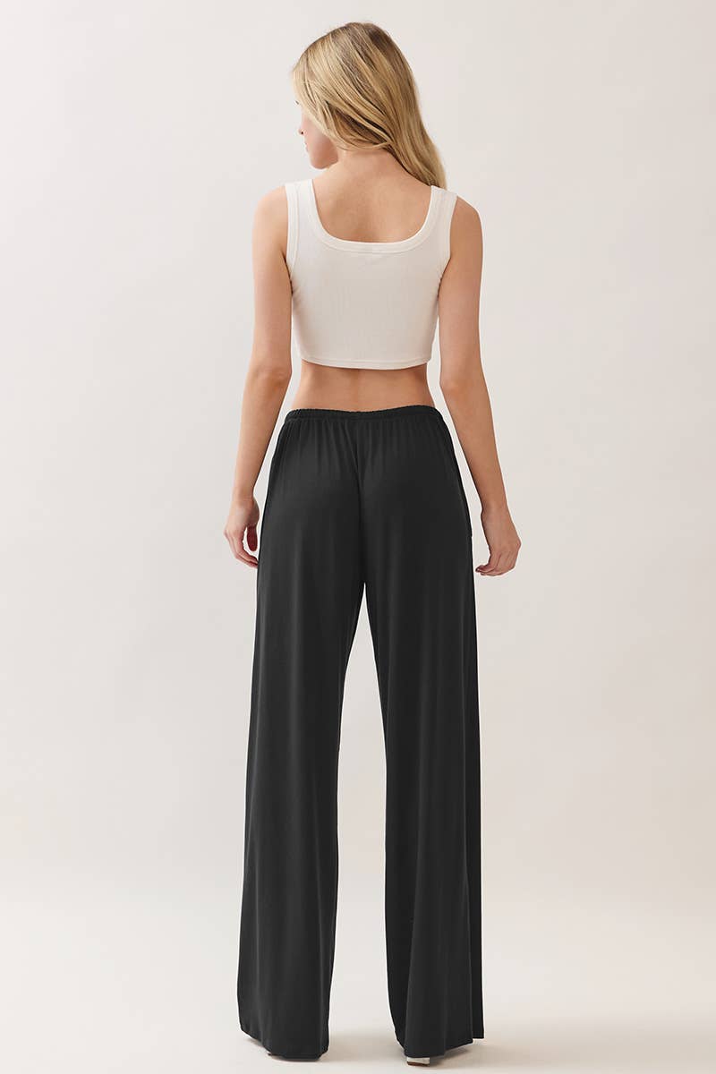 Wide leg lounge pants