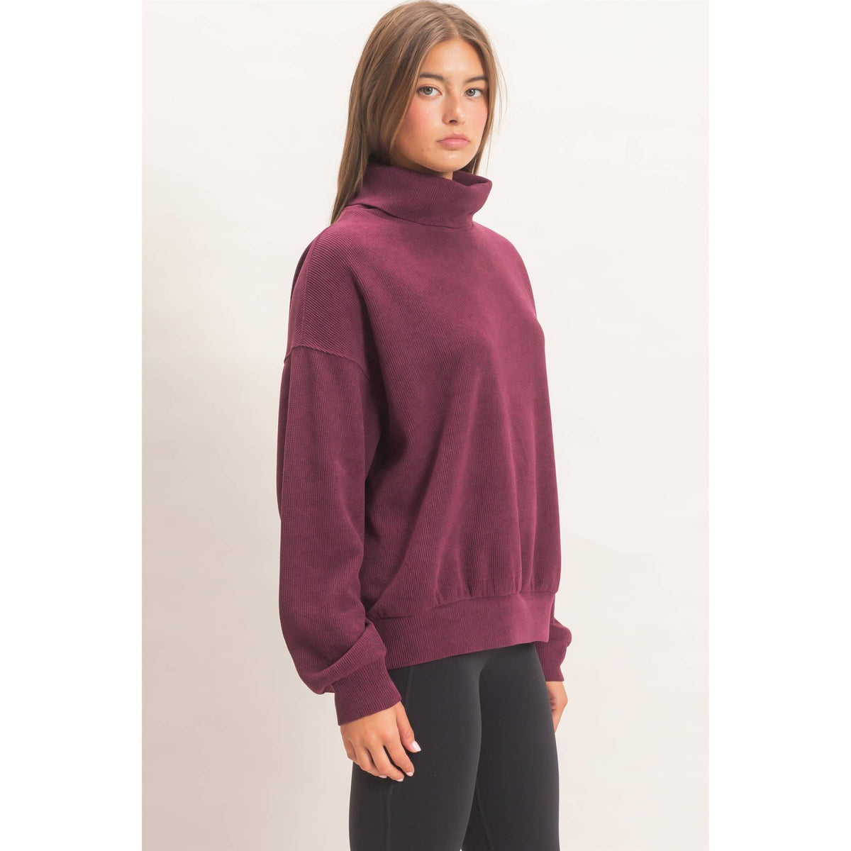 Mock neck Sweatshirt