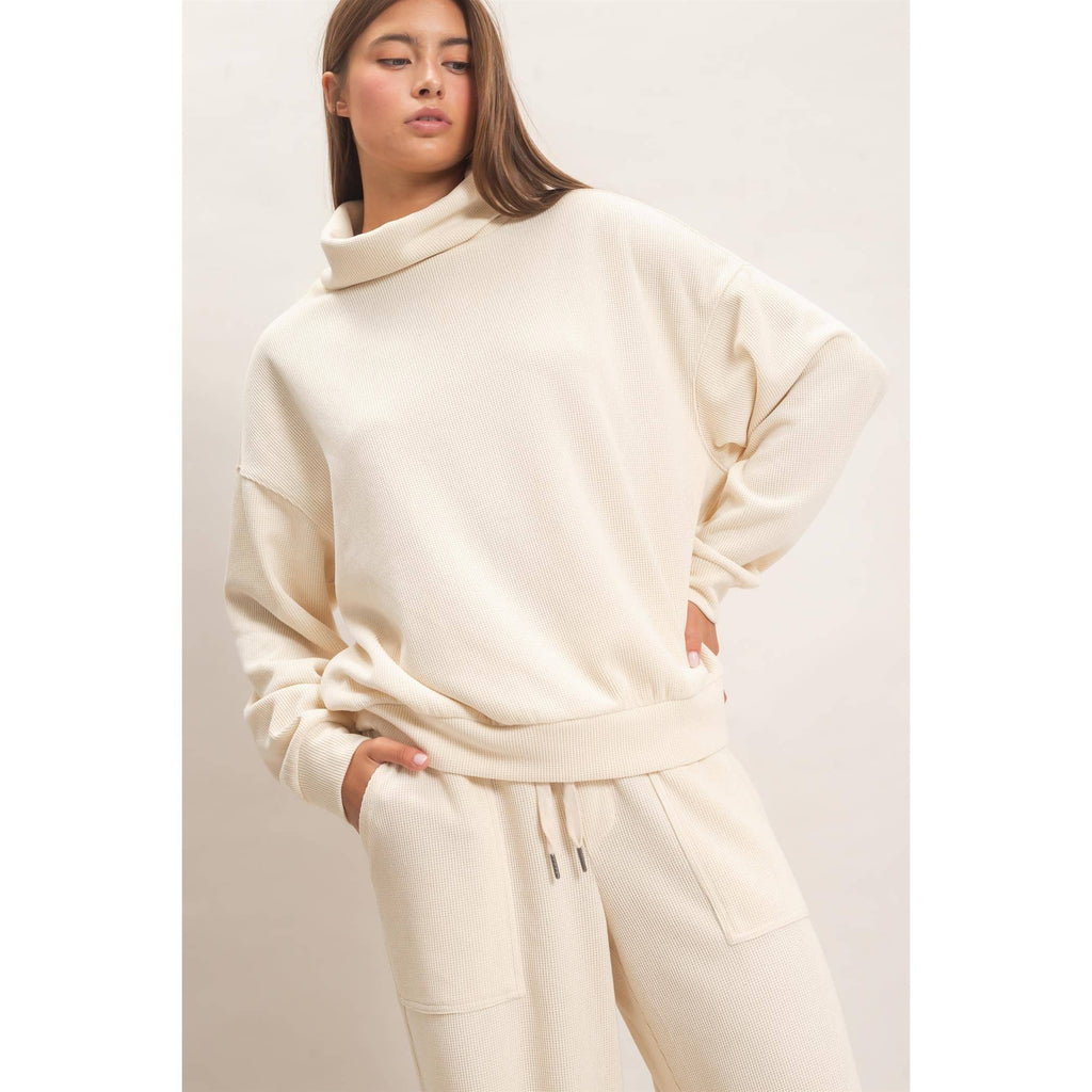 Mock neck Sweatshirt