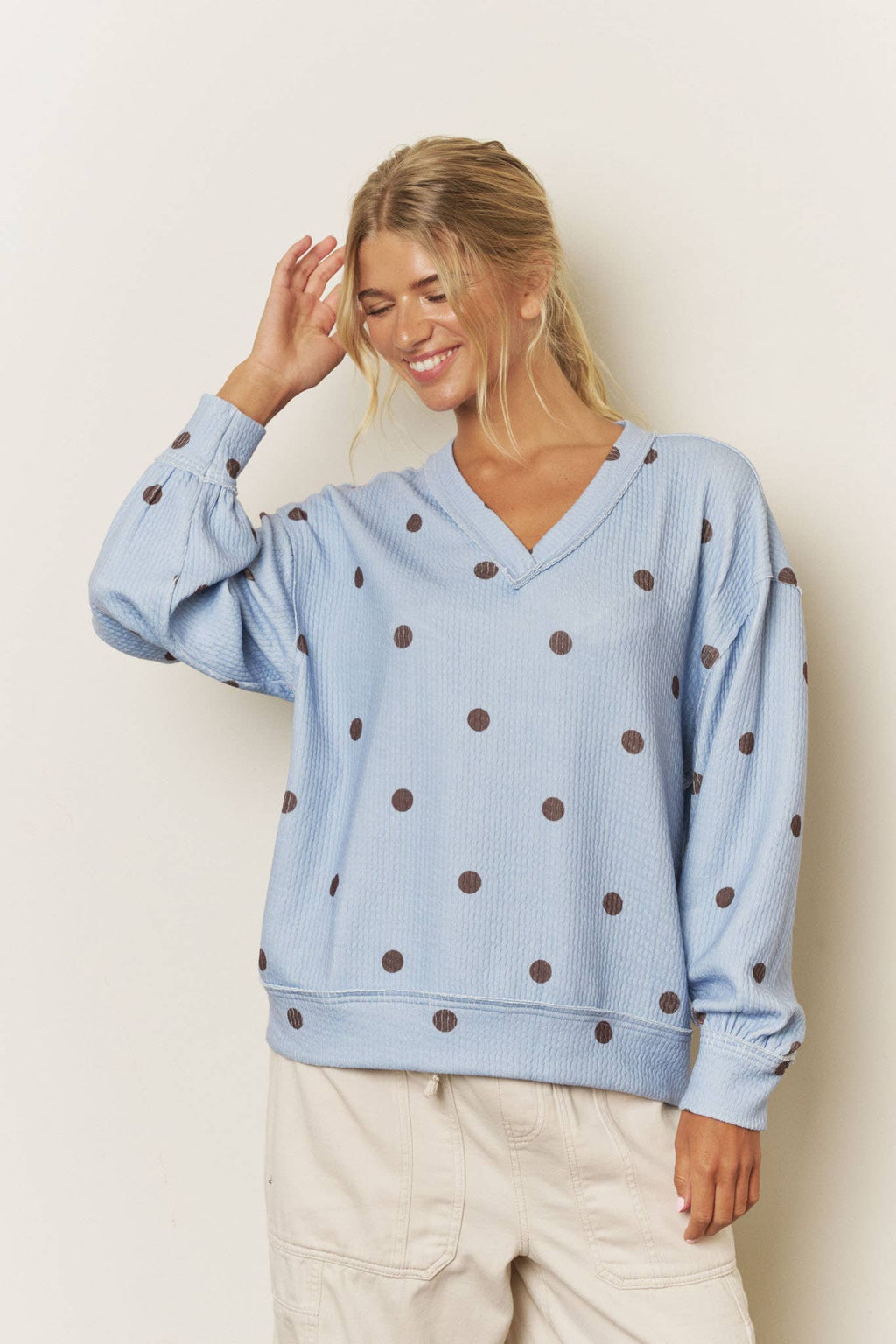 Jocelyn Polka Dot Set (top only)