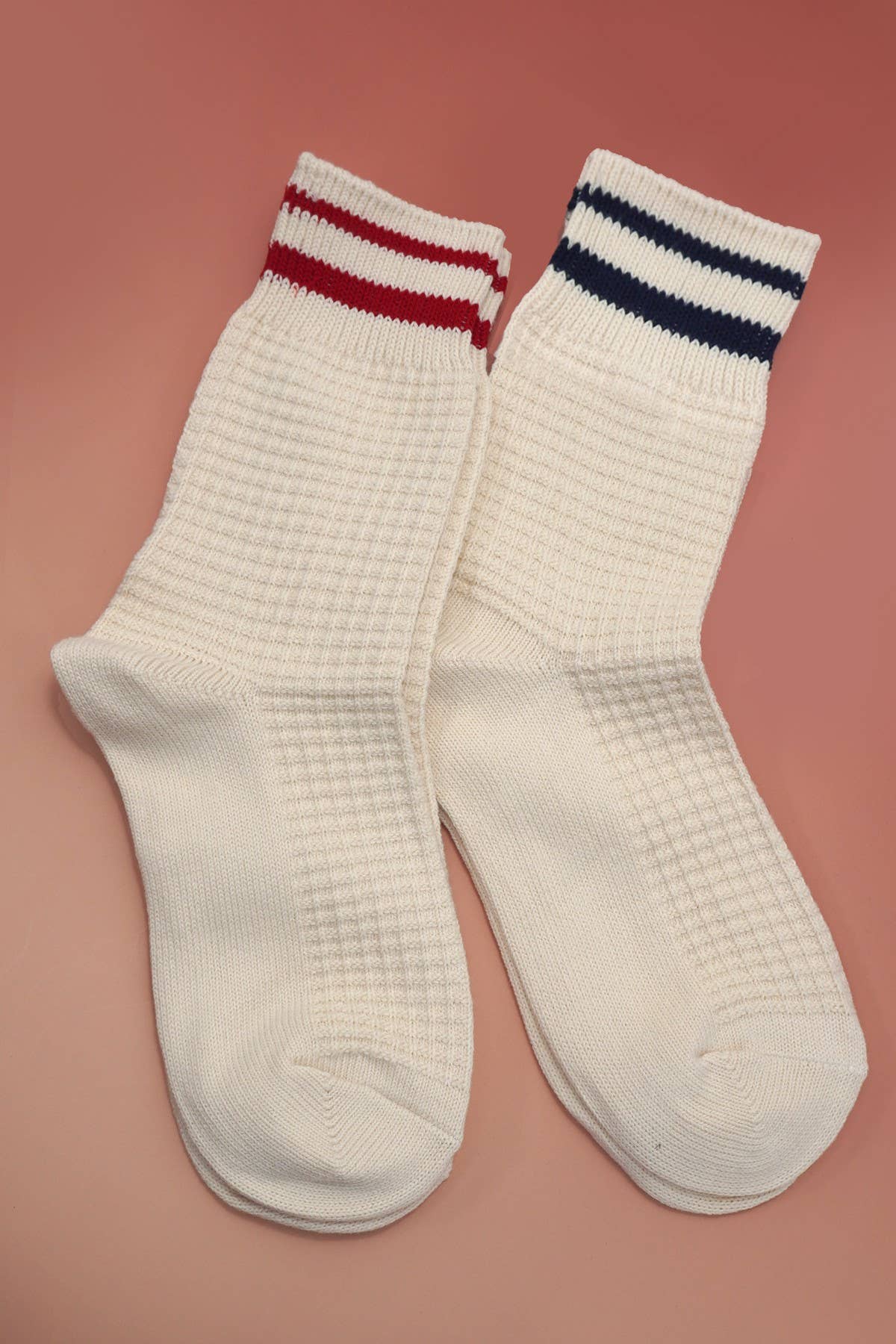 Waffle Crew Sock